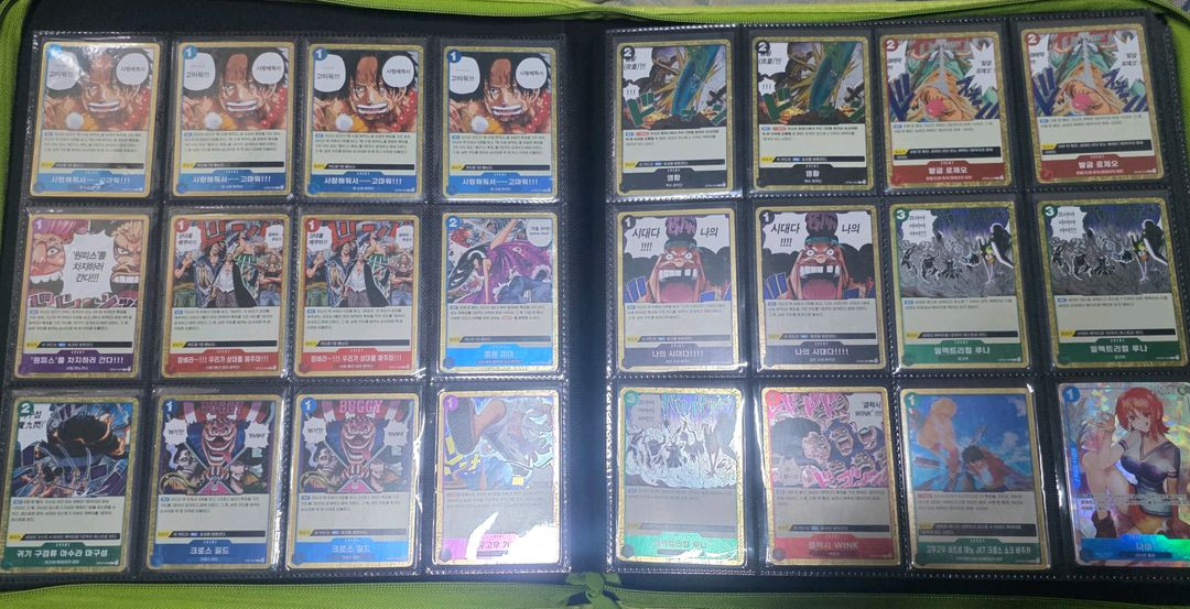 원피스 카드 일괄 싸게 팝니다 바인더 포함--4