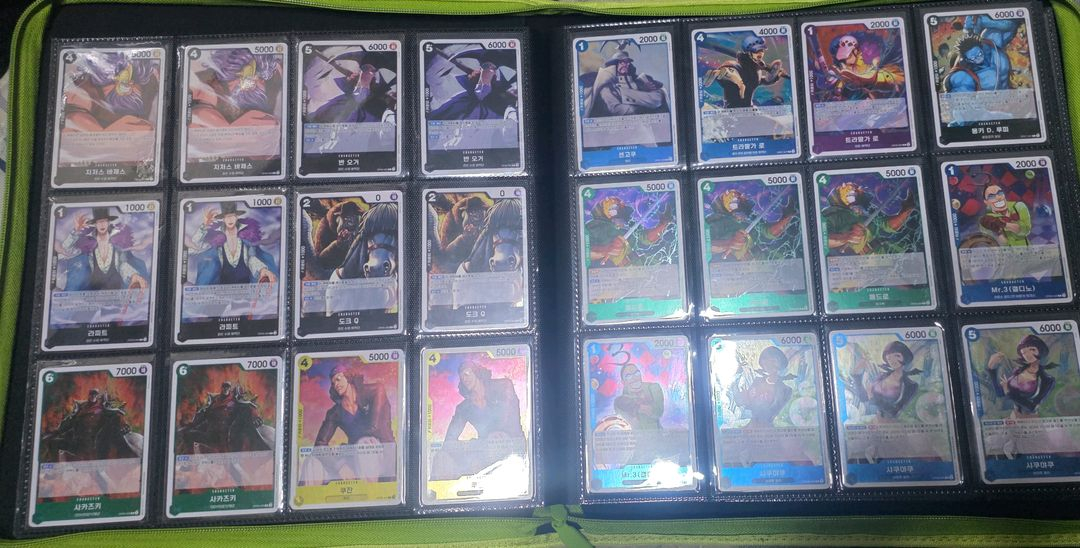 원피스 카드 일괄 싸게 팝니다 바인더 포함--7