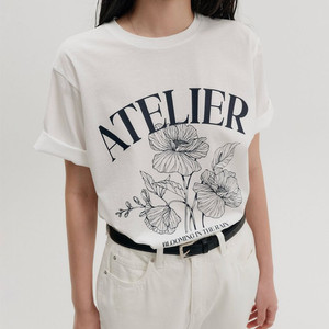 [급처/무배]룩캐스트 하퍼 플라워 프린트 티셔츠