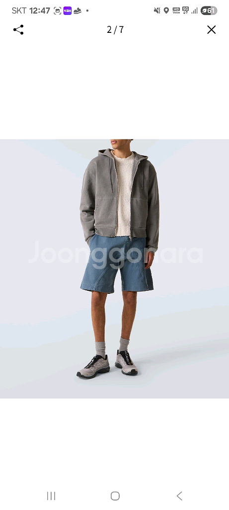 살로몬 XT-6 쉐도우 굴 그레이 바이올렛 255 새상품--1