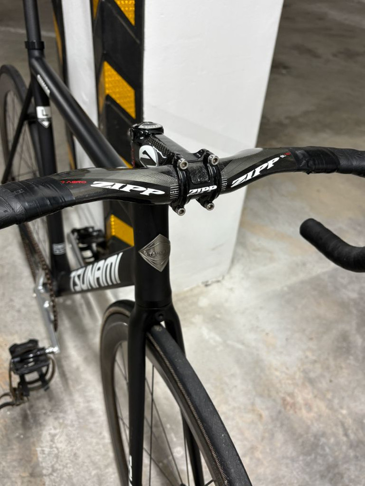 쓰나미 레이놀즈46 정품 카본휠 완차 픽시자전거 상태최상 급처--2