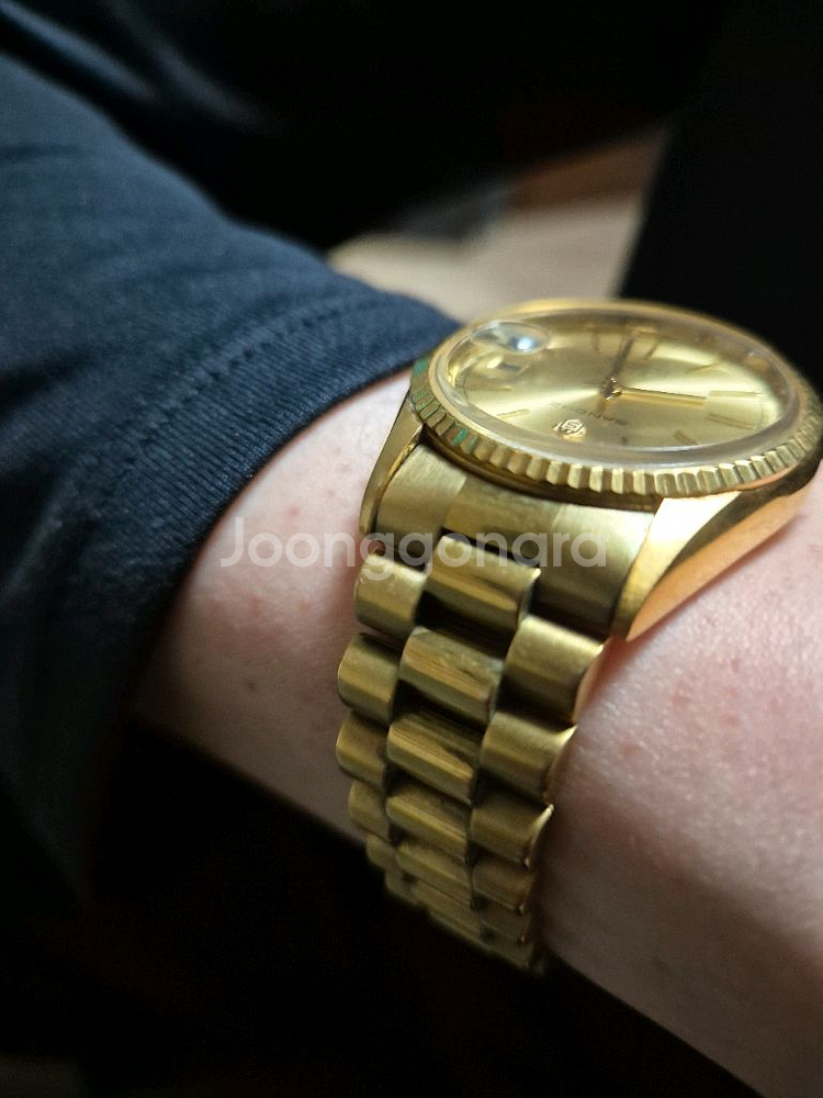 Sandoz 데이데이트 오토매틱 금장--8