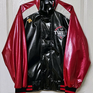 [90] LG트윈스 데상트 춘추 유광점퍼(유광잠바, 자켓) 이미지