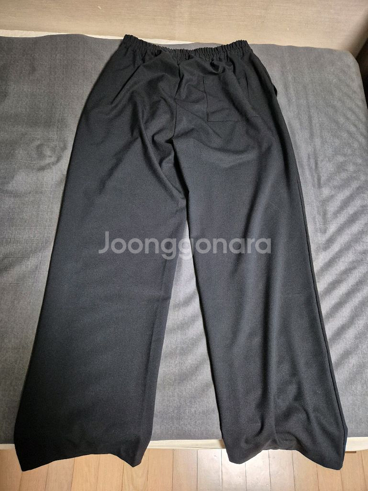 유니섹스 세미 와이드 밴딩 슬랙스--2