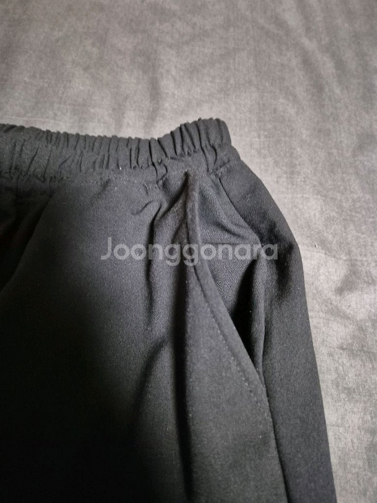 유니섹스 세미 와이드 밴딩 슬랙스--3