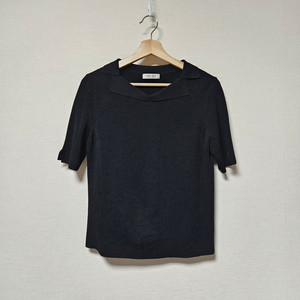 에스제이 SJSJ 칼라 니트 탑 프리사이즈