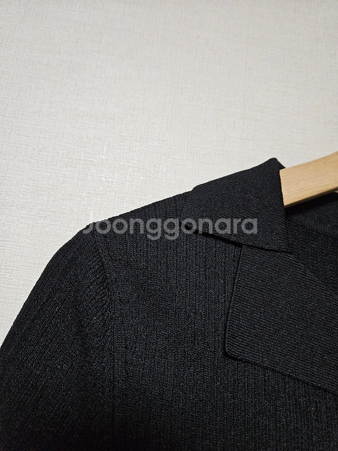 에스제이 SJSJ 칼라 니트 탑 프리사이즈--3