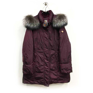 마코 와인 폭스퍼 거위털 구스다운 롱 중량 패딩자켓 MJW4DJ10(105) 이미지