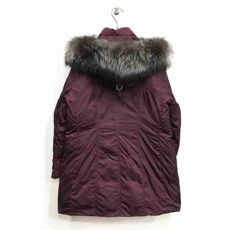 마코 와인 폭스퍼 거위털 구스다운 롱 중량 패딩자켓 MJW4DJ10(105) 이미지