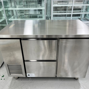 바앤키친 우유냉장고 1200 간냉식 카페테이블 서랍형 서랍식