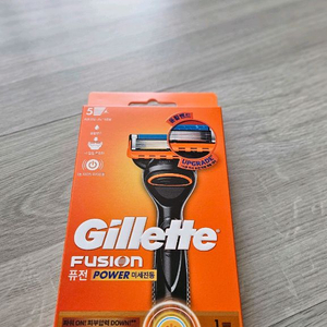 질레트 퓨전 파워 면도기 새상품 미개봉