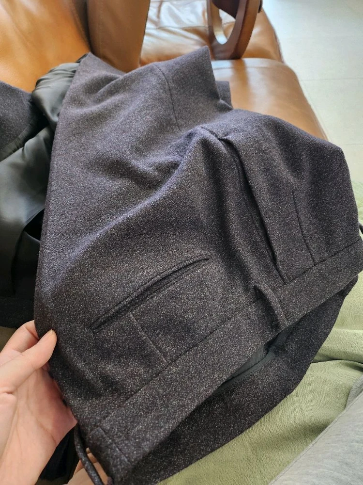 한섬의류 타임옴므정장 한겨울용 두툼한 모정장 이미지