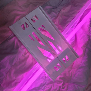 pc받침대ㆍ바퀴/ 스틱led바ㆍ핑크빛ㆍ12V용ㆍ길이120cm 이미지