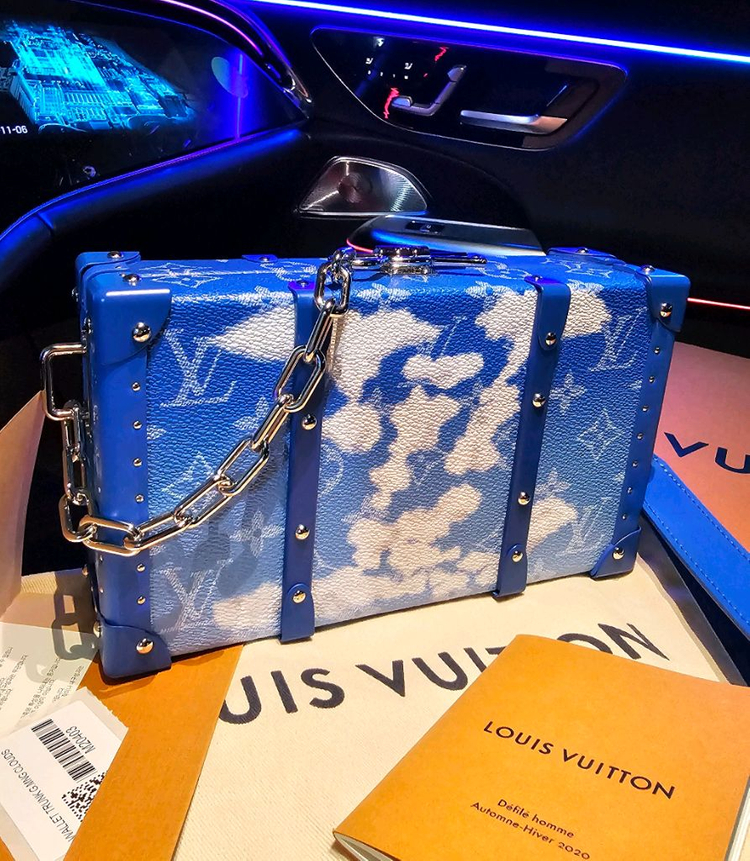 루이비통 버질아블로 클라우드 하드트렁크 클러치백 볼가 은장스티머 (새상품)--0