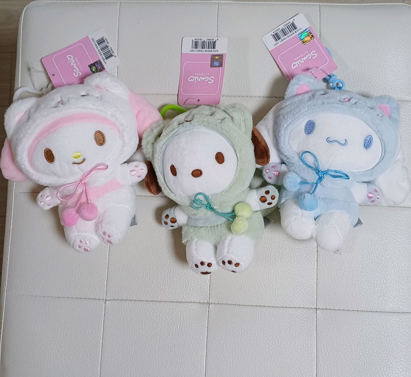 산리오*카톡이모티콘*보라돌이 뚜비 나나 뽀 키링******--2