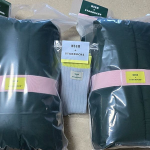 스타벅스+MSGM 블랭킷 담요 겨울 윈터 프리퀀시 망토