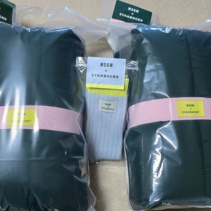 스타벅스+MSGM 블랭킷 담요 겨울 윈터 프리퀀시 망토