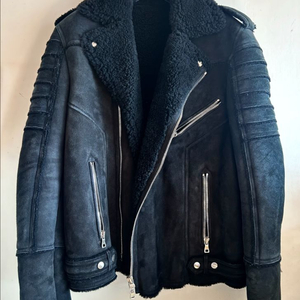 발망 무스탕 자켓 이미지