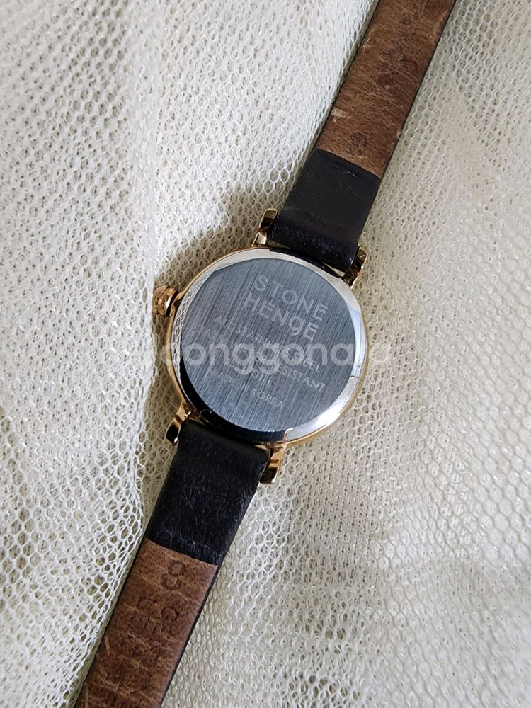 스톤헨지 가죽 시계 Roman Dial 여성용--1