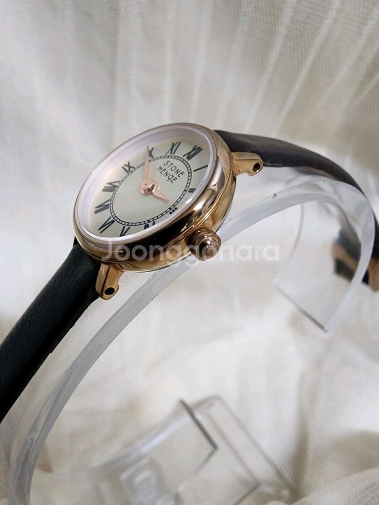 스톤헨지 가죽 시계 Roman Dial 여성용--2