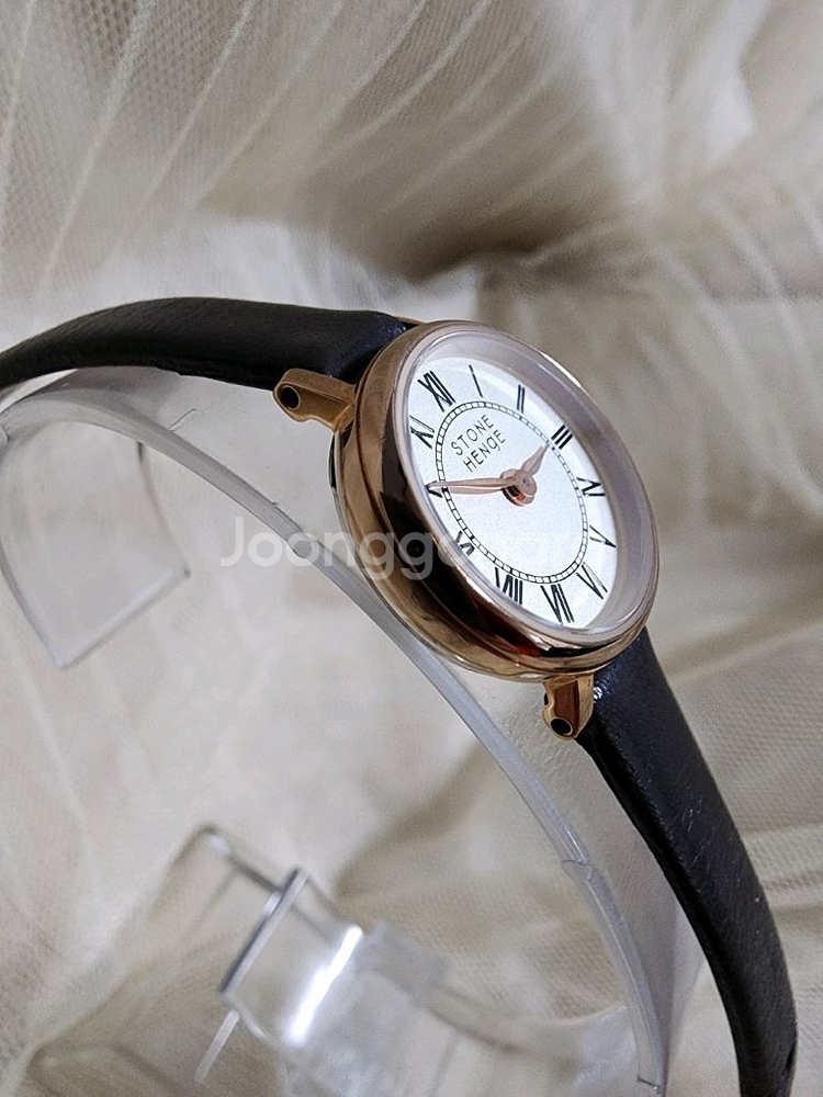 스톤헨지 가죽 시계 Roman Dial 여성용--3