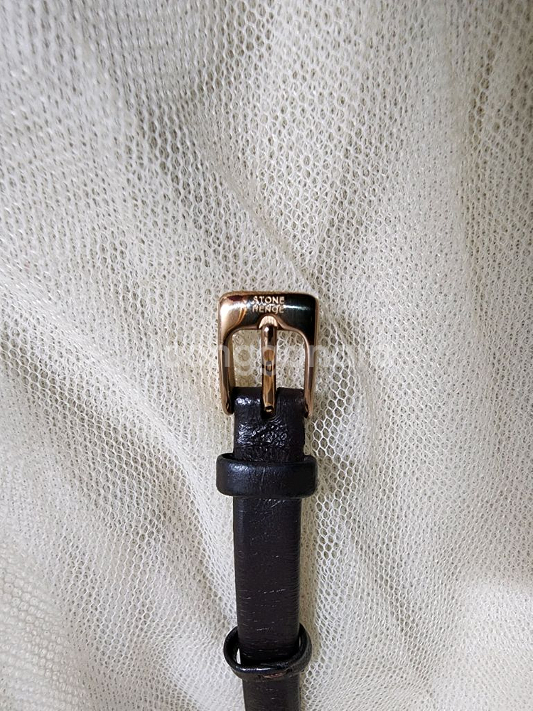 스톤헨지 가죽 시계 Roman Dial 여성용--5