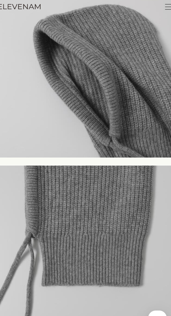 11AM/ 브린 바라클라바(스카이블루, 새상품)--6