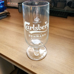 [새제품] Carlsberg 칼스버그 전용 500ml 잔 (희귀템/소장용)