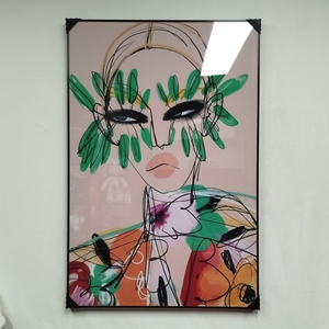 샤넬 감성 명품여인 유화 꽃그림 캐릭터 대형 그림액자 그림 액자 팝아트 인테리어소품 명품그림 명품액자 꽃 선물 가방