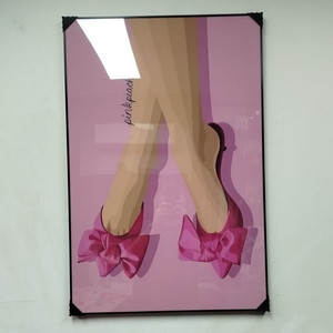 샤넬 감성 명품구두 유화 꽃그림 캐릭터 대형 그림액자 그림 액자 팝아트 인테리어소품 명품그림 명품액자 꽃 선물 핑크