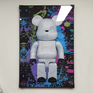 나이키 베어브릭 카우스 피규어 물감 캐릭터 대형 그림액자 그림 액자 팝아트 인테리어소품 명품그림 명품액자 꽃 선물