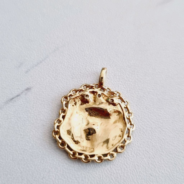 14k코인 펜던트 옐로우골드(체인제외) 이미지