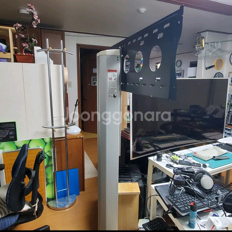 높이조절 및 이동식 대형 tv, 모니터 스탠드/거치대--1