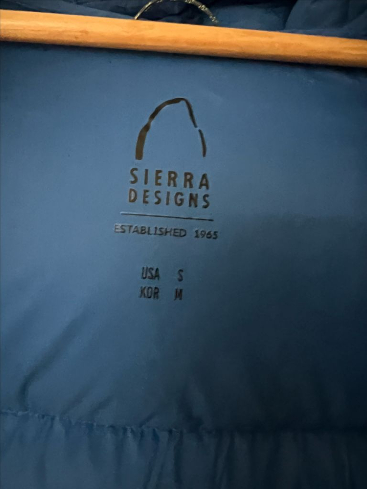 시에라디자인 스타게이저 코듀라 구스다운 자켓 블루--4