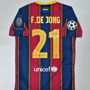 20-21시즌 바르셀로나 홈킷 데용 유니폼 L