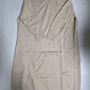 미미씨엘 여성 라운드 니트 원피스 (베이지/free사이즈)