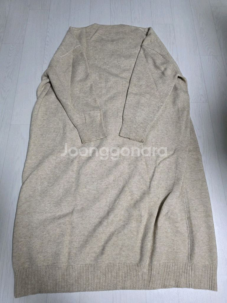 미미씨엘 여성 라운드 니트 원피스 (베이지/free사이즈)--6