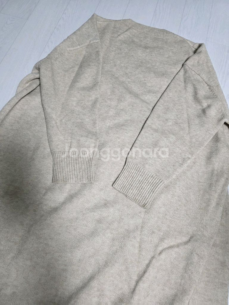 미미씨엘 여성 라운드 니트 원피스 (베이지/free사이즈)--7