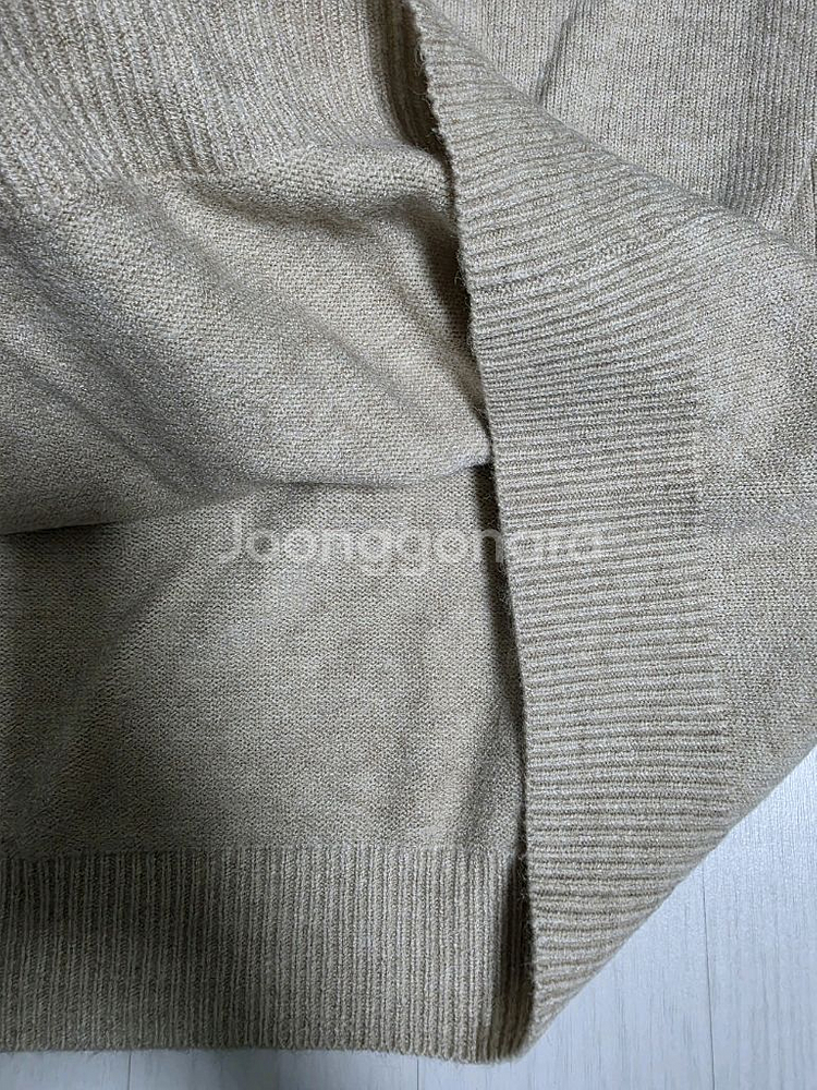 미미씨엘 여성 라운드 니트 원피스 (베이지/free사이즈)--8