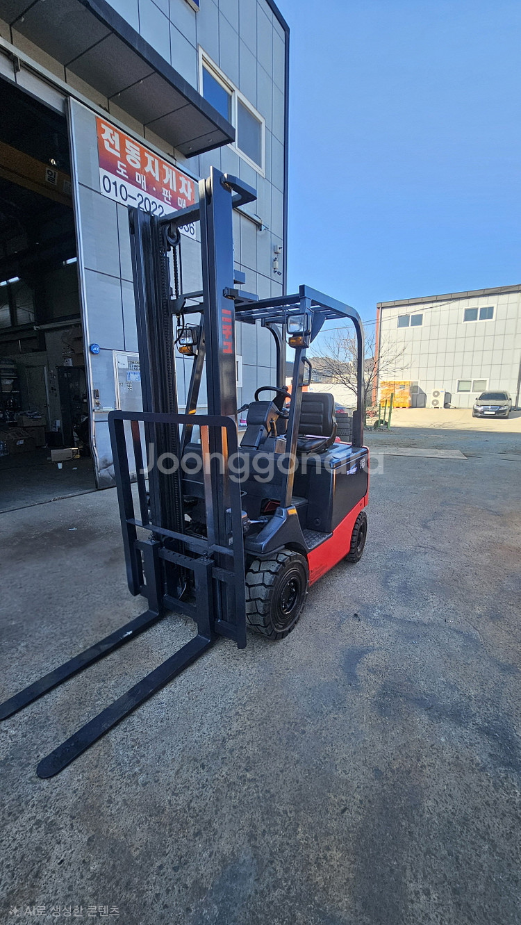 올수리 보증 배터리 2020년식인 니찌유 좌식1.5톤 전동지게차 4M 550만--3
