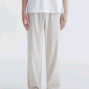 유니섹스 세미 와이드 밴딩 슬랙스