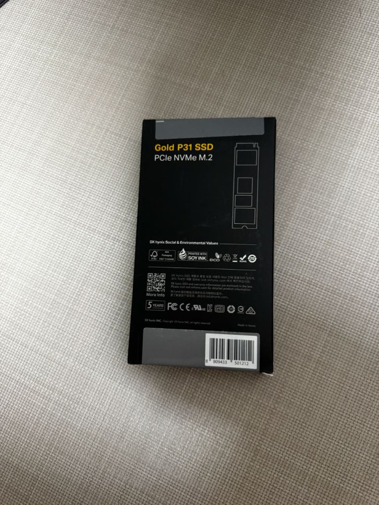 SK hynix p31 gold 500gb 미개봉--1