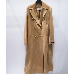 모조에스핀 모100% 고급 베이지 롱코트