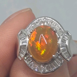 멕시코 오팔 반지