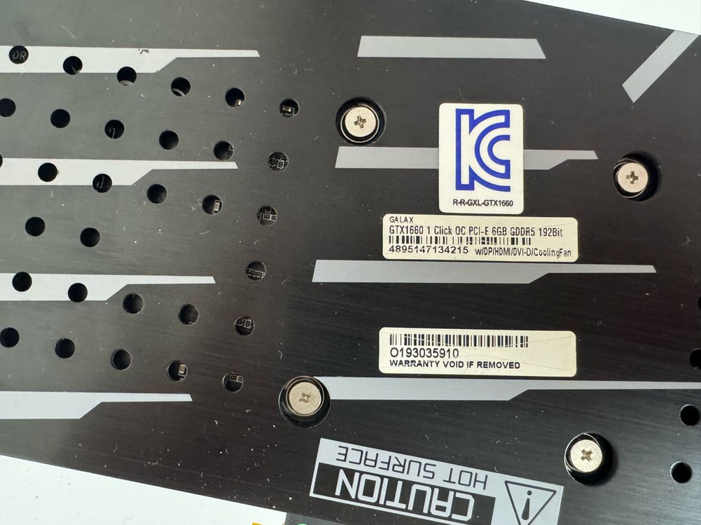 갤럭시 GTX1660 6G--2