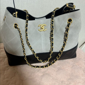 샤넬 공방백 스웨이드 투톤