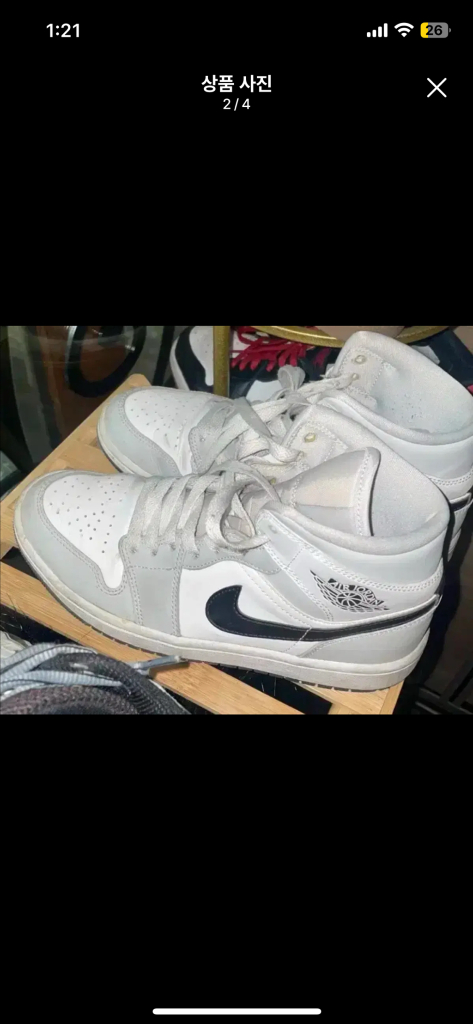 조던 1 미드 그레이 포그 235 이미지