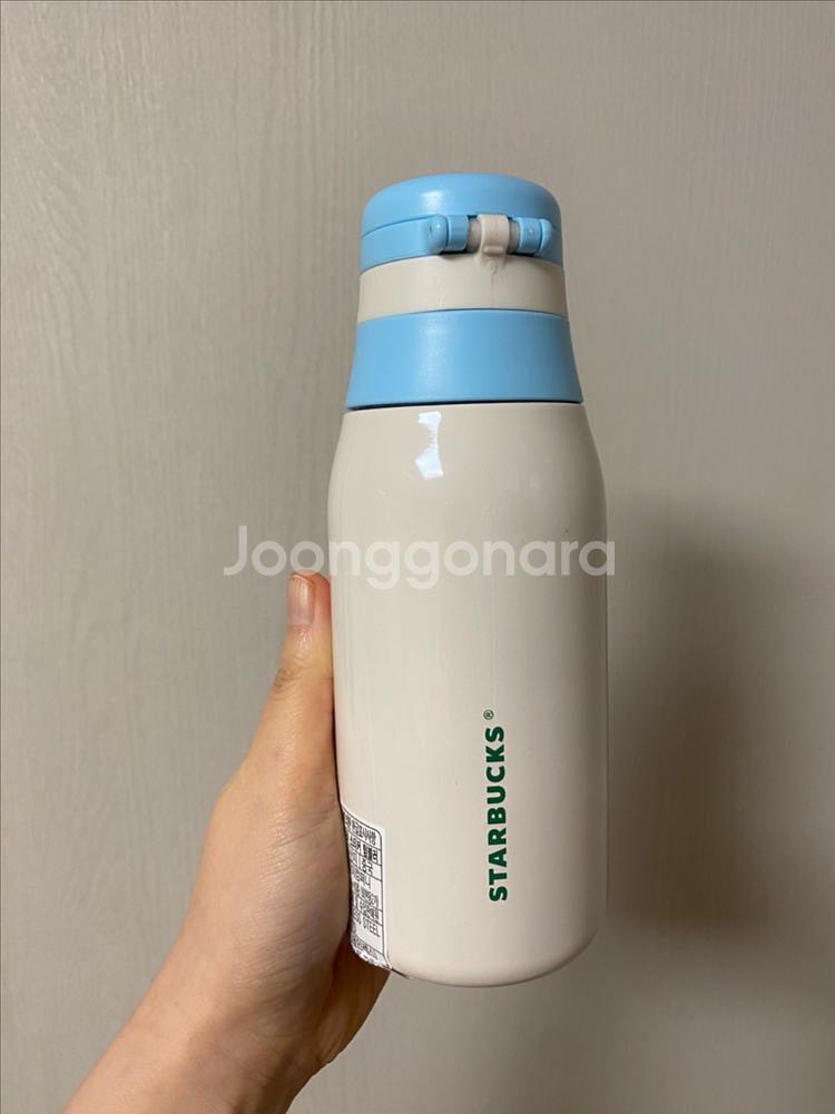스타벅스 플레이 블루 리라 스티커 텀블러(새상품)--1