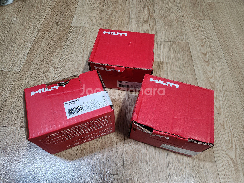 미사용 힐티 HKD M16 65 드롭인 앙카 3박스 판매합니다--0