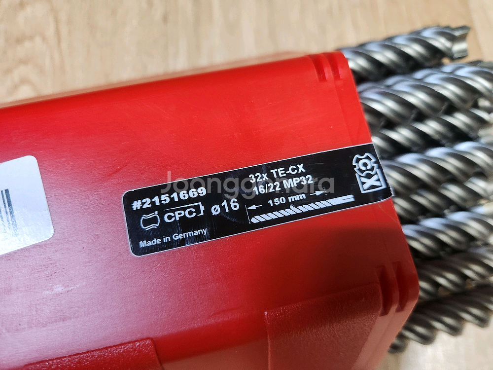 미사용 힐티 TE-CX 12/22 및 16/22 함마드릴 기리 2종 판매합니다--3